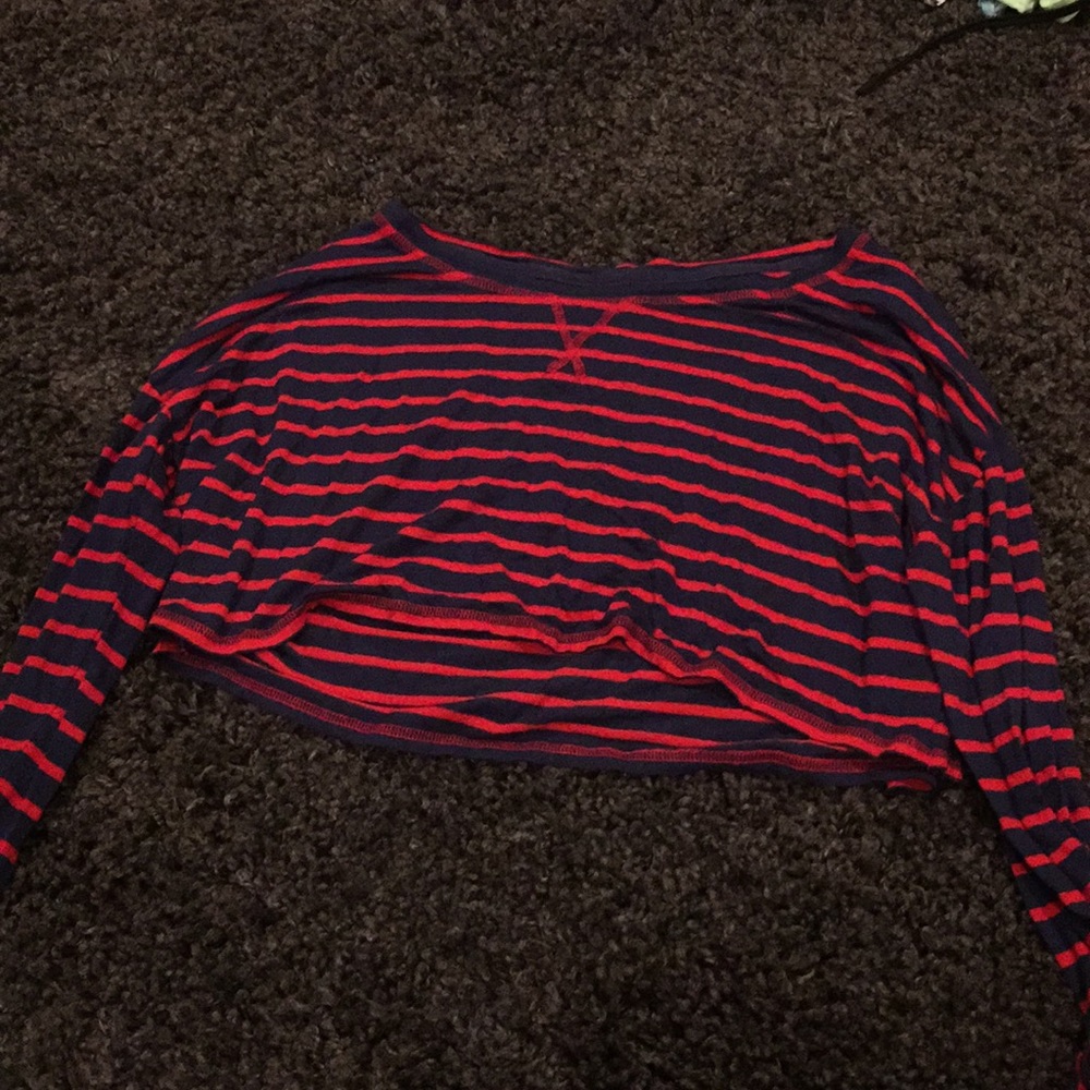 Long sleeve crop top